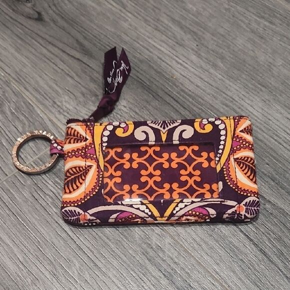 Vera Bradley Safari Sunset Quilted Mini Keychain Wallet - Picture 1 of 4